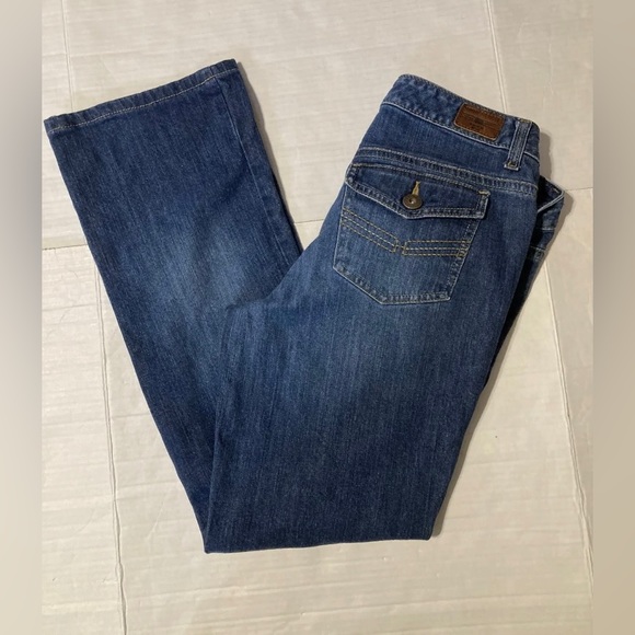 Tommy Hilfiger Freedom size 8R women’s stretch flap pocket bootcut jeans - Picture 1 of 12
